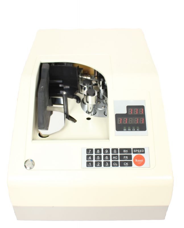 High speed vacumm bank bill note bundle strapping counting machine