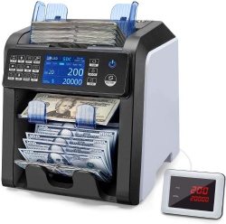 2 pocket value /bill /money counter with 2 CIS,fitness sorting